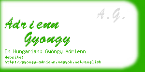 adrienn gyongy business card